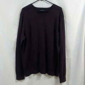 Marc Anthony Slim Fit V-Neck Sweater Wine XXL EUC